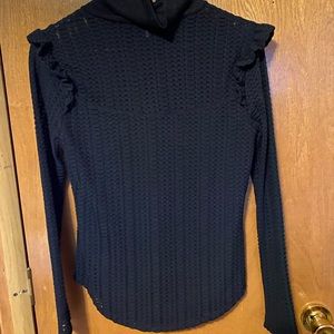 Long sleeve textured top